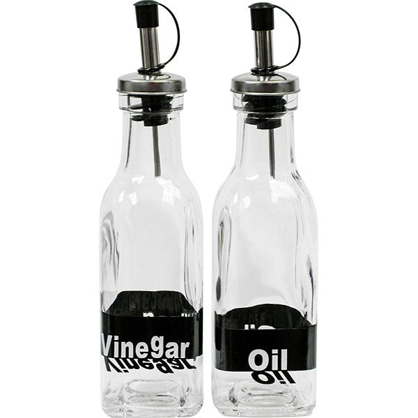 OIL/VINEGAR GLASS BOTTLE