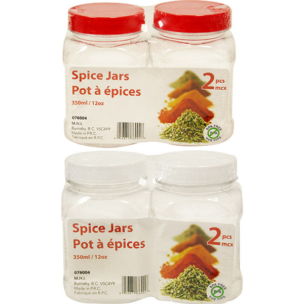 SPICE JARS 350 ML 2 PCS