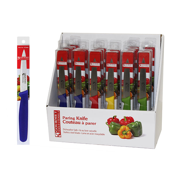 PARING KNIFE, 3-1/2 IN. STAINLESS STEAL BLADE