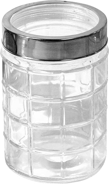 CANISTER CHECKERED 7''