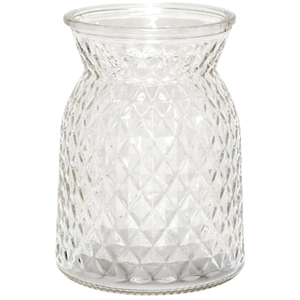 GLASS VASE - 6.2'' HEIGHT