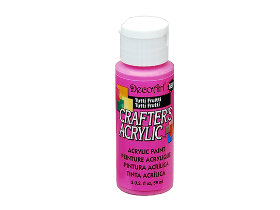 CRAFTERS ACRYLIC PAINT - 2 OZ CRAFT