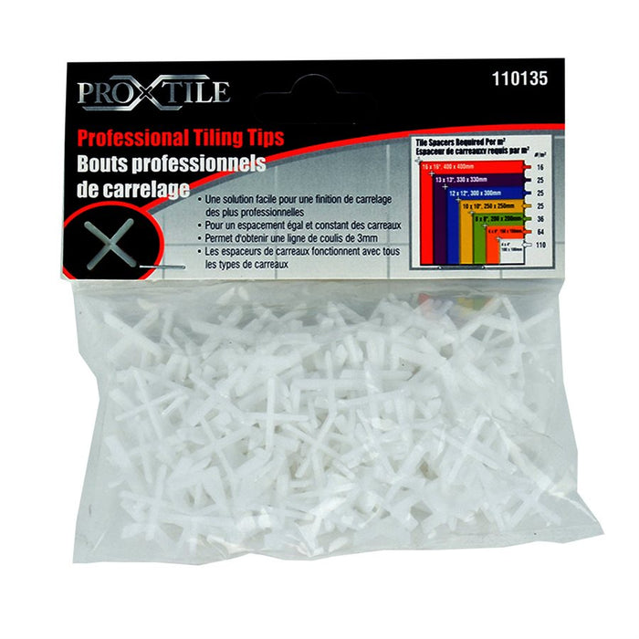 TILE SPACERS - 1.5MM 200PC