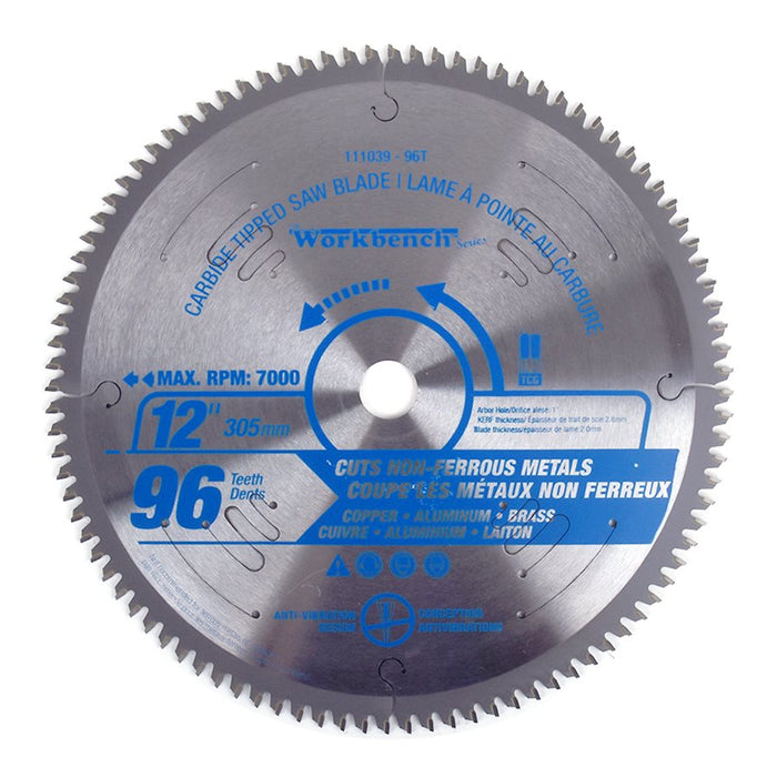 SAW BLADE ALUMINUM CUTTING 12IN
