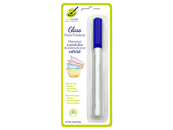 GLASS PAINT FINELINER LIGHT BLUE