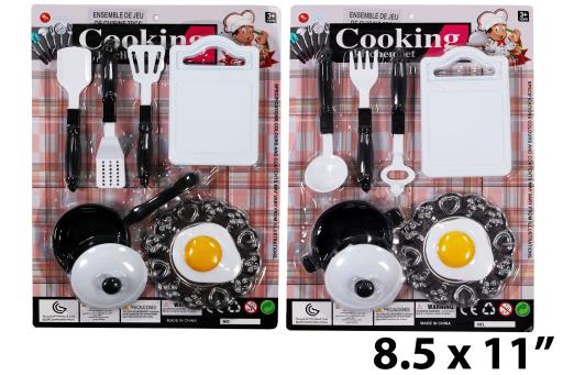 KITCHEN COOKING PLAYSET 7PCS