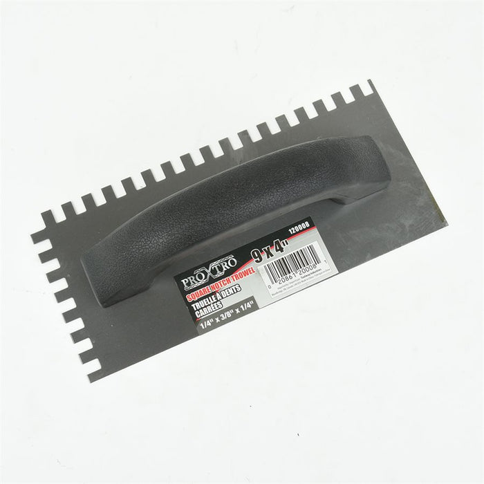 TROWEL SQUARE NOTCHED 9X4"