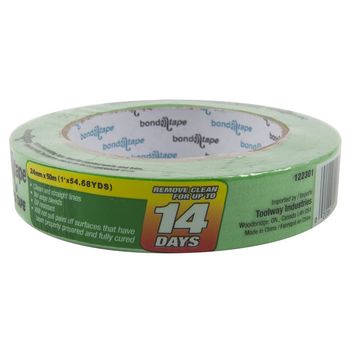 PAINTERS TAPE GREEN 1"X68YRD