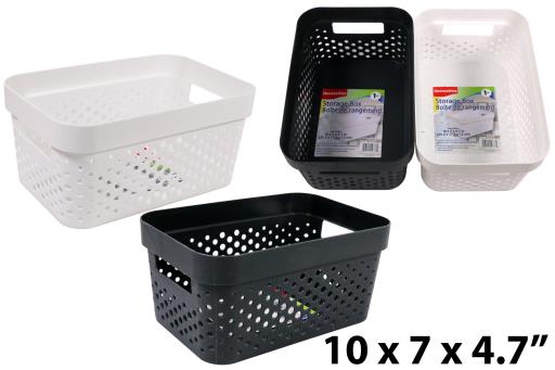 PLASTIC MESH STORAGE BIN