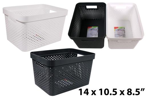 PLASTIC MESH STORAGE BIN