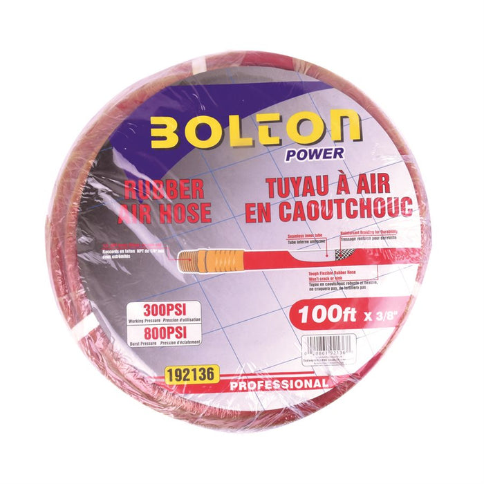 AIR HOSE 3/8IN X 100FT RUBBER