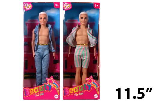 STYLISH MAN DOLL 11.5IN ASST.