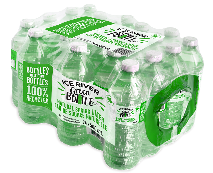 ICE RIVER GREEN BOTTLE 24PK WATER