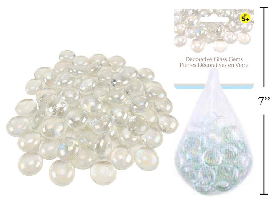 72PC DECORATIVE GLASS STONES