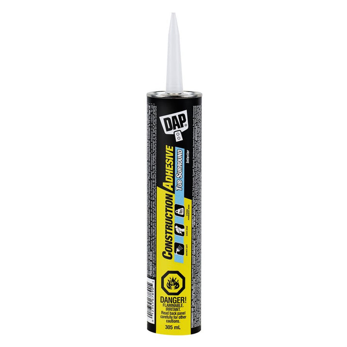 DYNAGRIP TUB SURROUND CONSTRUCTION ADHESIVE 305ML CLEAR