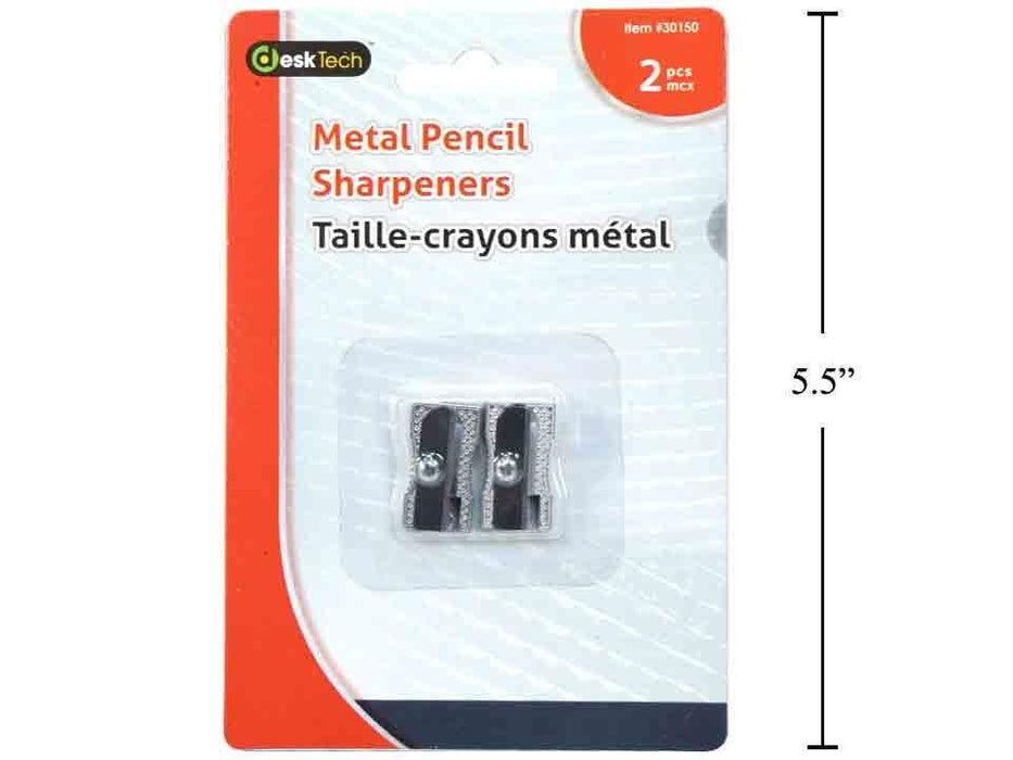 METAL PENCIL SHARPENER 2 PC