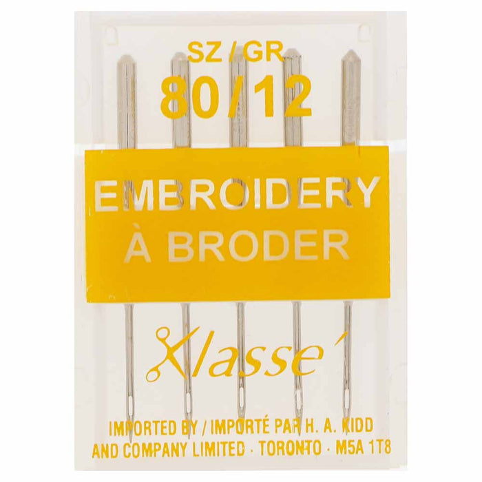 KLASSE EMBROIDERY SEWING MACHINE NEEDLES