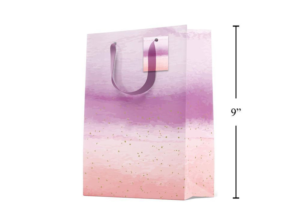 PINK WATERCOLOR GIFT BAG