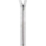 COSTUMAKERS ACTIVEWEAR ONE WAY SEPARATING SILVER METAL ZIPPER 60CM (24”)