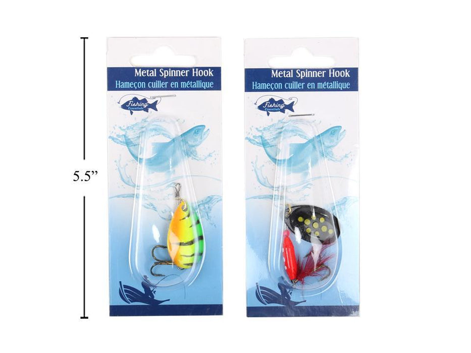 METAL SPINNER WITH  HOOK