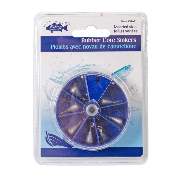 FISHING RUBBER CORE SINKERS