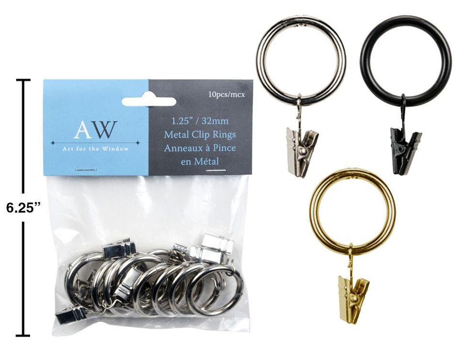 10-PC CLIP RINGS