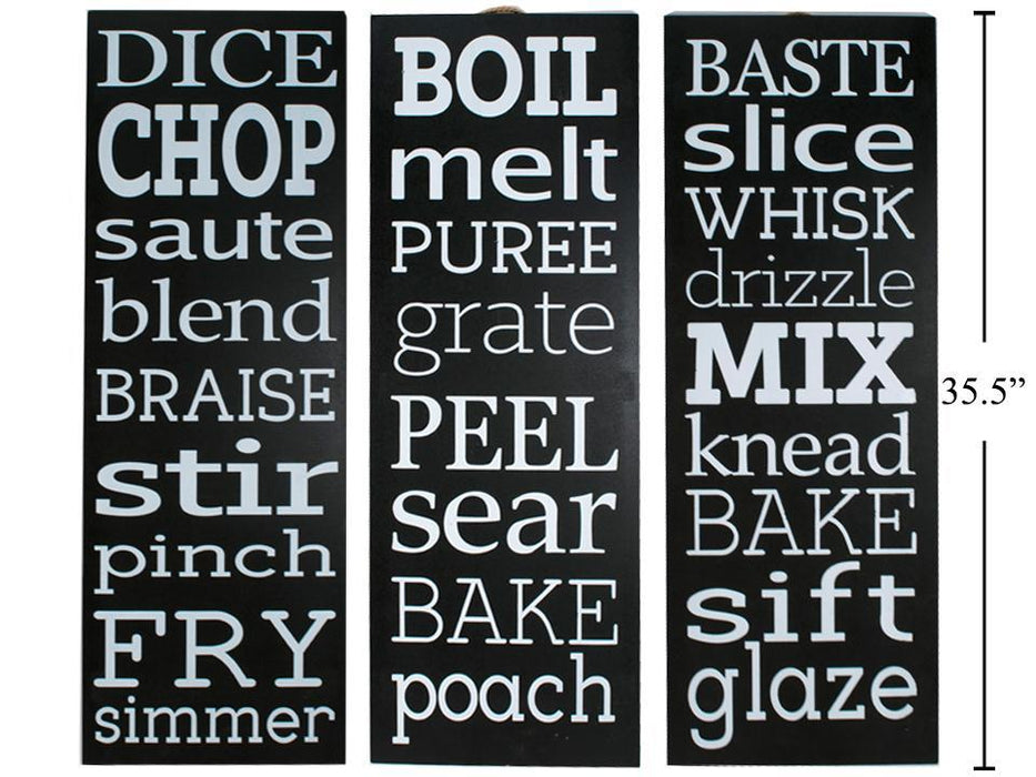 WALL SIGN COOK, BAKE, PREP