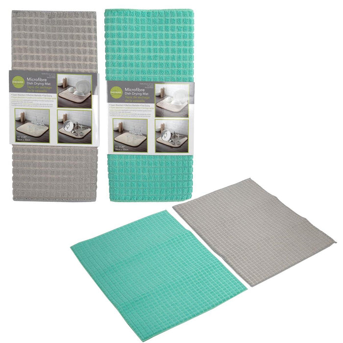 MICROFIBER DISH DRYING MAT 15'' X 20''