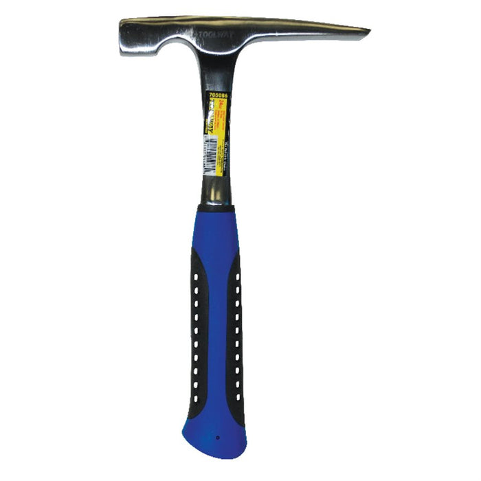 BRICKLAYER HAMMER 24OZ ALL STEEL RUBBER GRIP