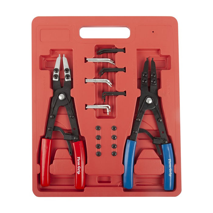 PLIERS SET SNAP RING NOSE HCS 10IN 2PC SET