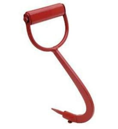 5IN GRIZZLY HOOK RED