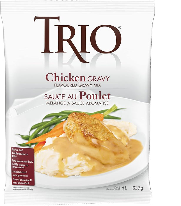 TRIO CHICKEN GRAVY 636G