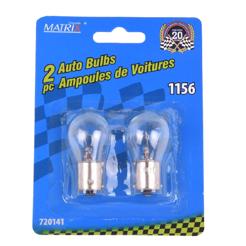 BULB AUTO CLEAR 2PK (1156)