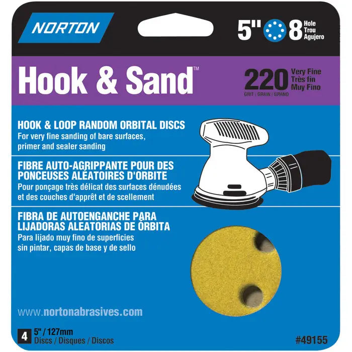 NORTON 8 HOLE 5" HOOK AND SAND