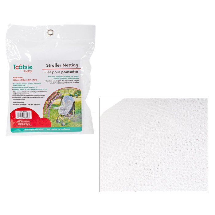 TOOTSIE BABY - STROLLER,BASSINETS CRADLES NETTING 57'' X 43''