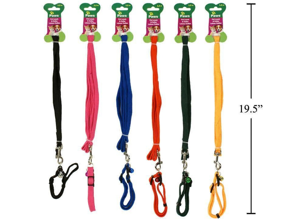 PET LEASH  COLLAR COMBO