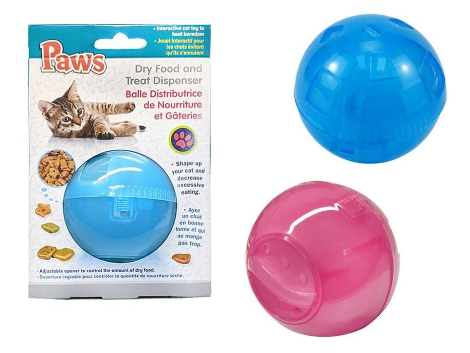 PAWS* DRY FOOD AND TREAT DISPENSER