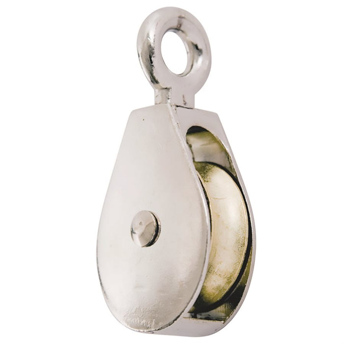 ROPE PULLEY SINGLE FIXED EYE 2IN