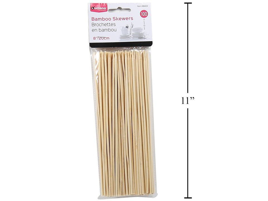 BAMBOO SKEWERS 100PC