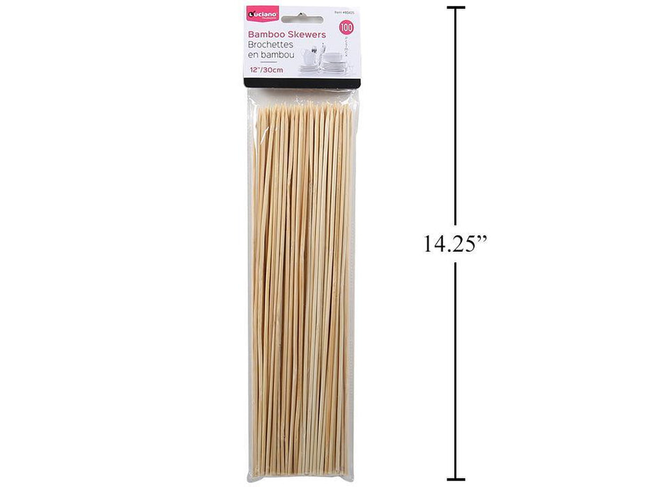 BAMBOO SKEWERS 100PC