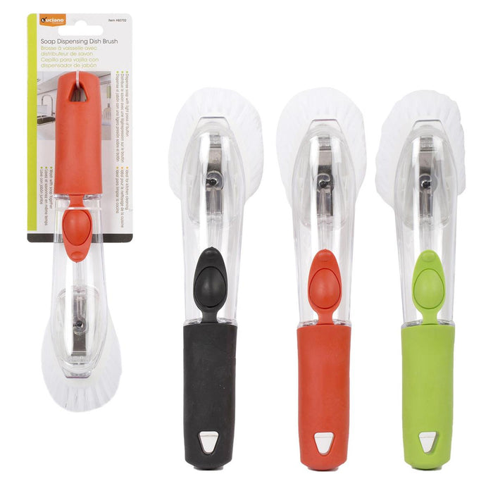 SOAP DISPENSING DISH BRUSH