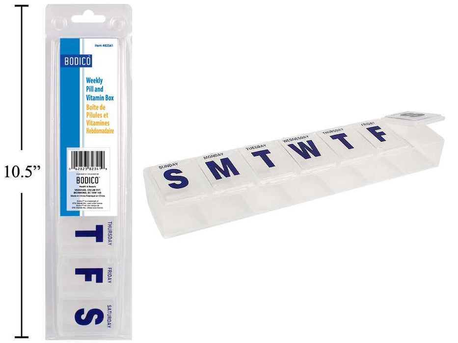 BODICO WEEKLY PILL AND VITAMIN BOX