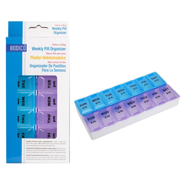 WEEKLY PILL ORGANIZER W/ A.M. P.M.