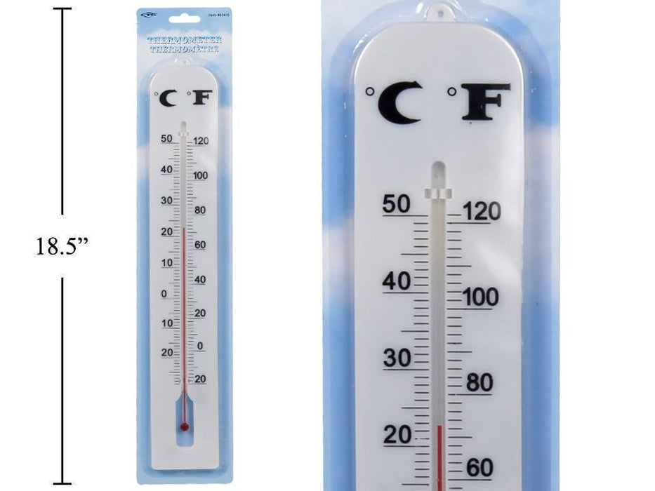 PLASTIC JUMBO THERMOMETER 16IN