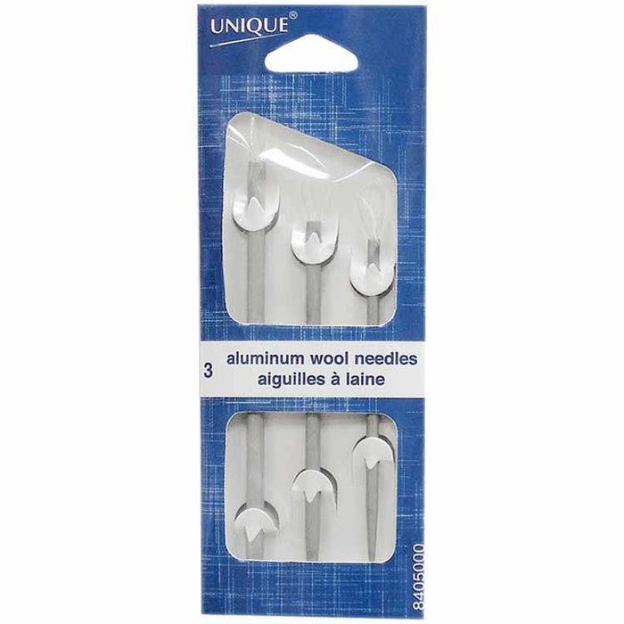 Unique Needles UNIQUE 3PK ALUMINUM WOOL NEEDLES — North Cobalt Flea Market