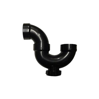 ABS P-TRAP WITH C / OUT LESS UNION 1-1/2IN