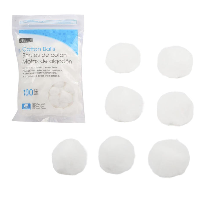 BODICO COTTON BALLS 100PC