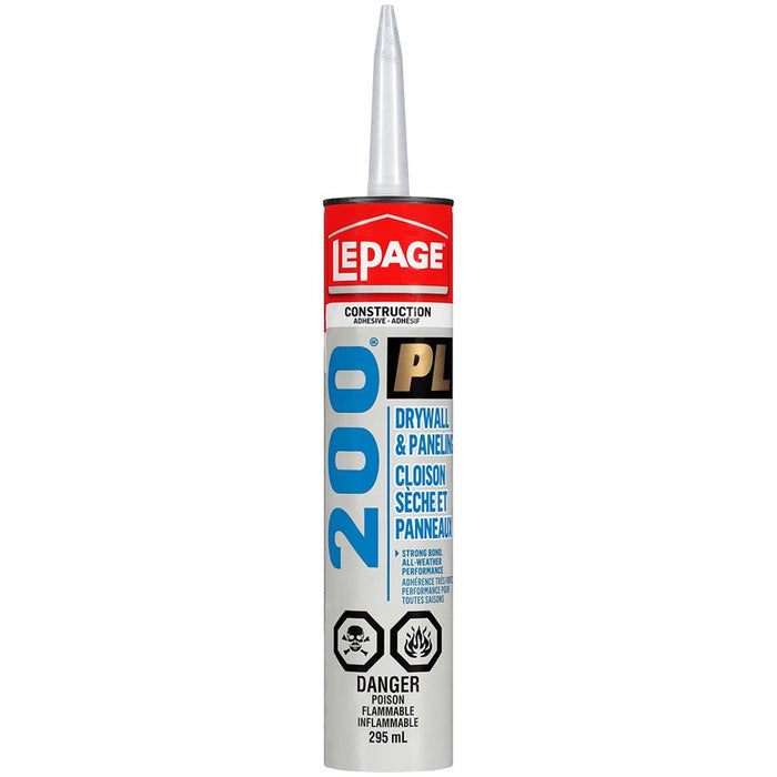 LEPAGE PL200 CONSTRUCTION & PANEL ADHESIVE 295ML