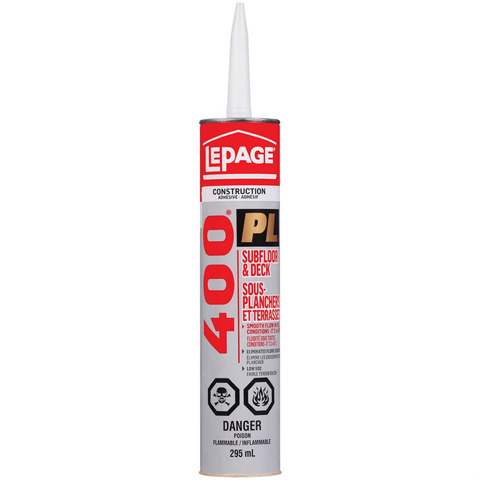 LEPAGE PL400 SUBFLOOR ADHESIVE 295ML
