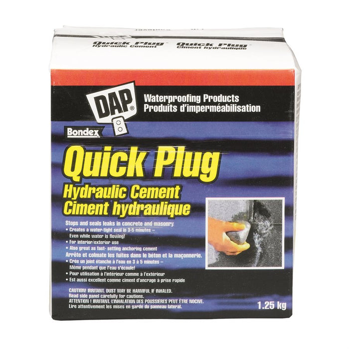 DAP QUICK PLUG  HYDRAULIC & ANCHORING CEMENT 1.25G